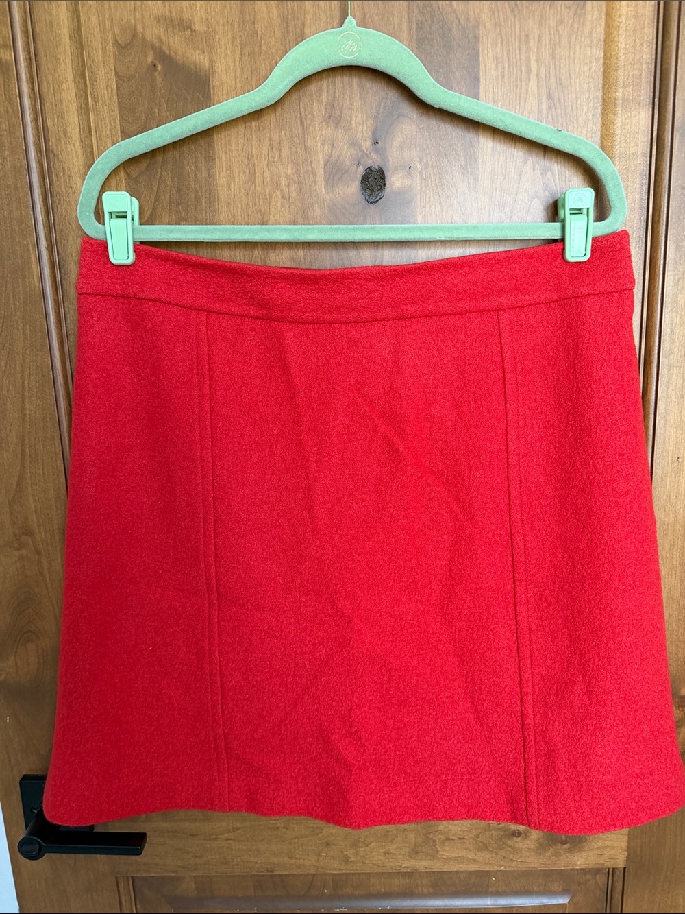 Ann Taylor Vibrant Red A-Line Skirt